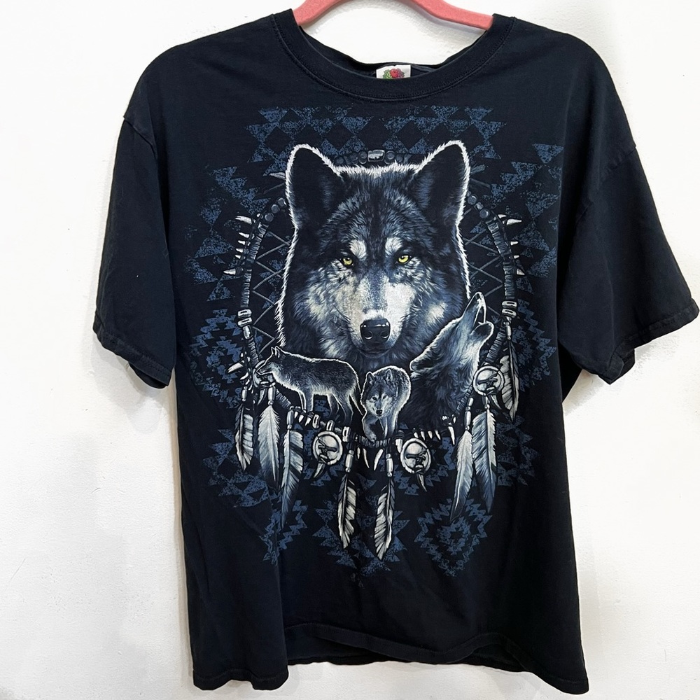 Wolves & dreamcatcher tshirt